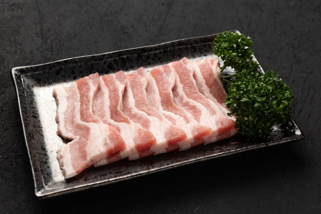 【送料無料】ゴーゴー焼肉セット(肩ロース、カルビ、ランプ、やまゆりポーク バラ/トントロ)800g