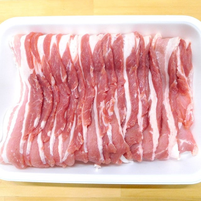 輸入豚バラスライス 300g〜