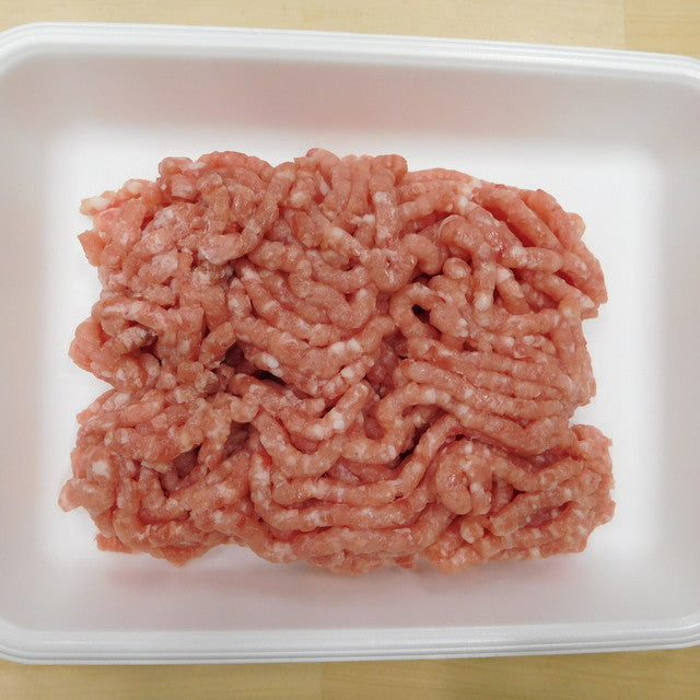 国産豚肉 輸入豚肉モモ挽き肉 300g