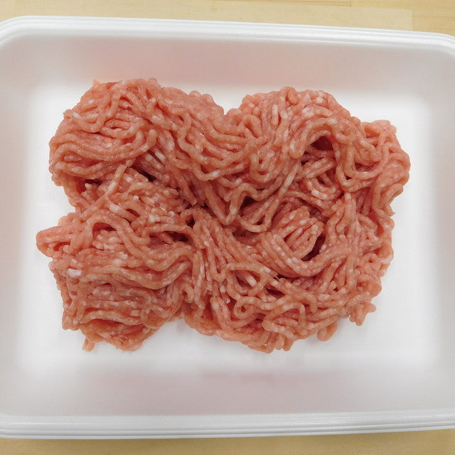 国産豚肉 輸入豚肉モモ挽き肉 300g